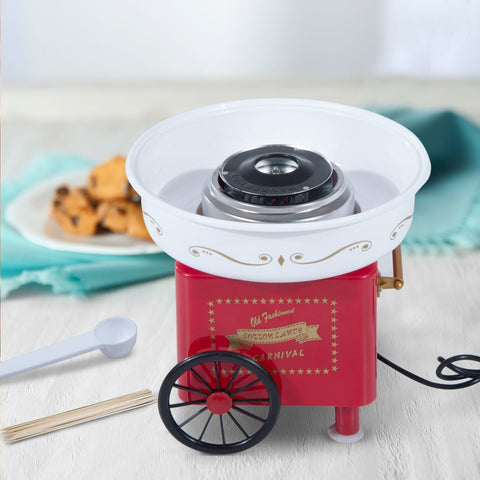 Rootz Candy Floss Machine - Red - Iron, Aluminium, Pp - 11.81 cm x 11.81 cm x 11.02 cm