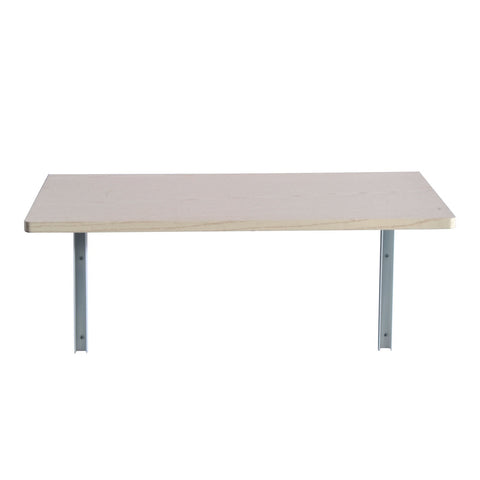 Rootz Wall folding table - Brown - Manufactured Wood, Metal - 23.62 cm x 15.74 cm x 0.59 cm