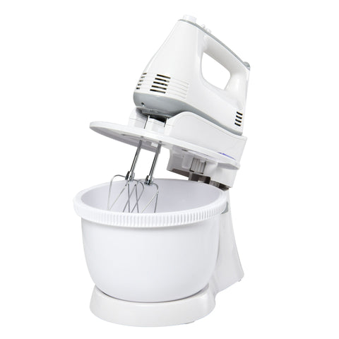 Rootz 2 in 1 Hand Mixer Elektrisch - Wit - Pp, Rvs - 12 cm x 8,58 cm x 13,93 cm