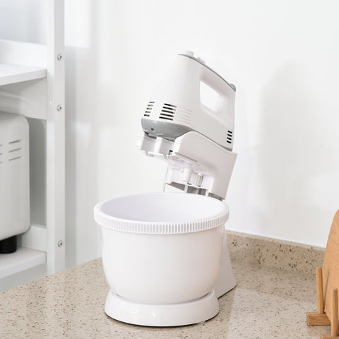 Rootz 2 in 1 Hand Mixer Elektrisch - Wit - Pp, Rvs - 12 cm x 8,58 cm x 13,93 cm