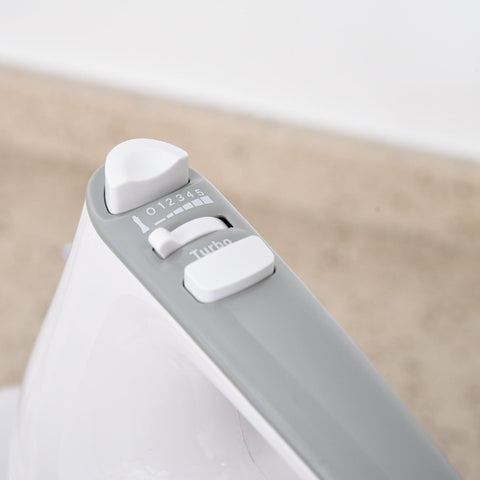 Rootz 2 in 1 Hand Mixer Elektrisch - Wit - Pp, Rvs - 12 cm x 8,58 cm x 13,93 cm