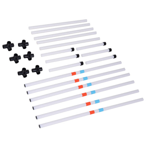 Rootz 3-piece Dog Training Set - White, Yellow - Plastic - 37.4 cm x 25.59 cm x 35.82 cm