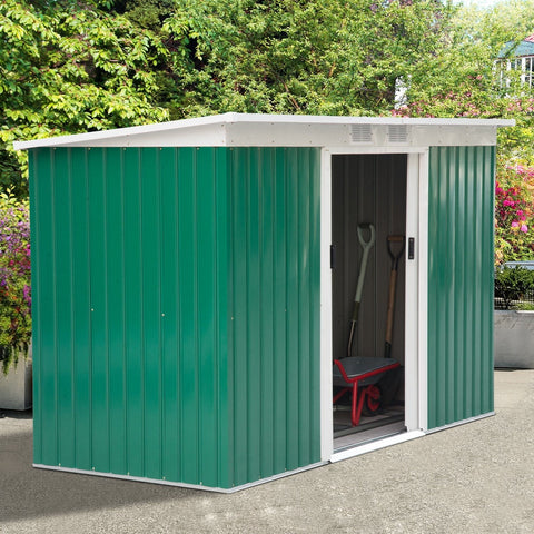 Rootz Tool Shed - Green - Sheet, Pp - 109.05 cm x 51.18 cm x 68.11 cm