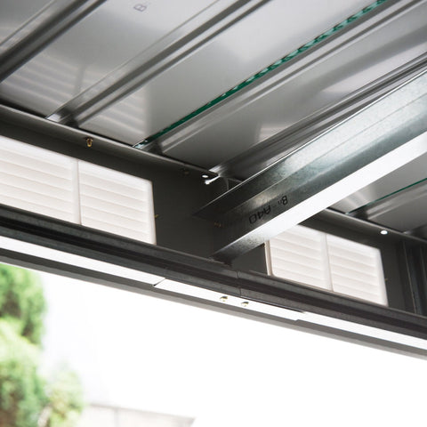 Rootz Tool Shed - Green - Sheet, Pp - 109.05 cm x 51.18 cm x 68.11 cm