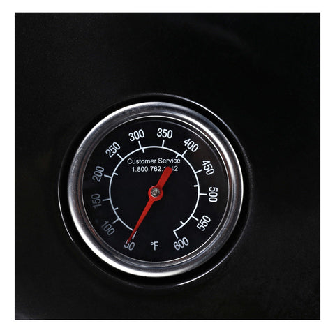 Rootz Grill Cart - Black, Silver - Metal, Porcelain - 22.44 cm x 24.8 cm x 37 cm