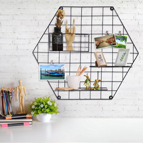 Rootz Memoboard-Fotowand – Schwarz – Metall – 19,69 cm x 17,32 cm x 3,15 cm