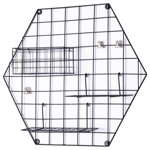 Rootz Memoboard-Fotowand – Schwarz – Metall – 19,69 cm x 17,32 cm x 3,15 cm