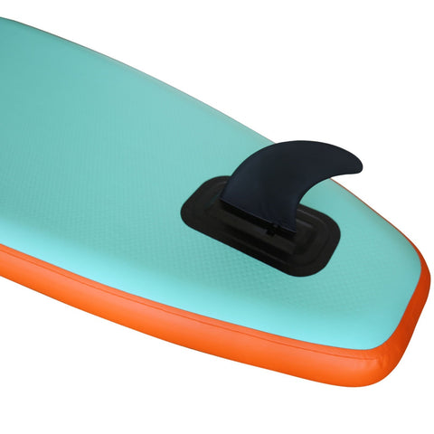 Rootz Inflatable Surfboard - Green, White, Orange - PVC, Eva - 120.07cm x 29.92cm x 5.9cm