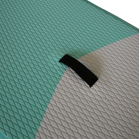 Rootz Inflatable Surfboard - Green, White, Orange - PVC, Eva - 120.07cm x 29.92cm x 5.9cm