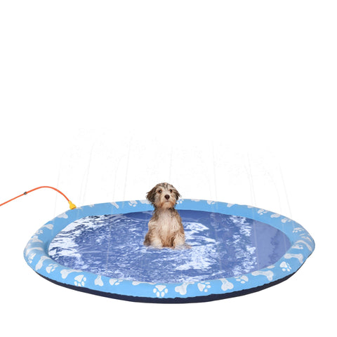 Rootz Splash Sprinkler Pad - Blue - PVC - 66.92cm x 66.92cm x 0.021cm
