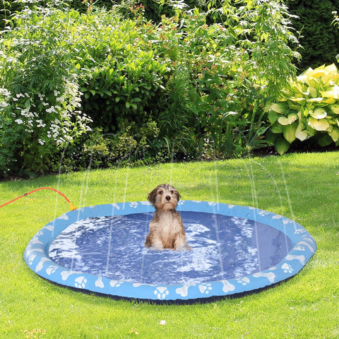 Rootz Splash Sprinkler Pad - Blue - PVC - 66.92cm x 66.92cm x 0.021cm