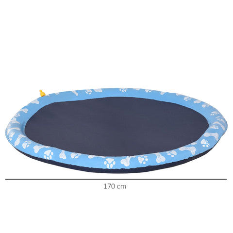 Rootz Splash Sprinkler Pad - Blue - PVC - 66.92cm x 66.92cm x 0.021cm