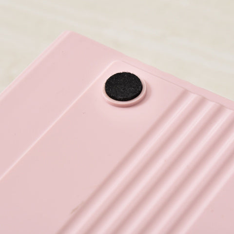 Rootz Litter Box - Pink, White - Abs - 21.25 cm x 16.92 cm x 16.53 cm