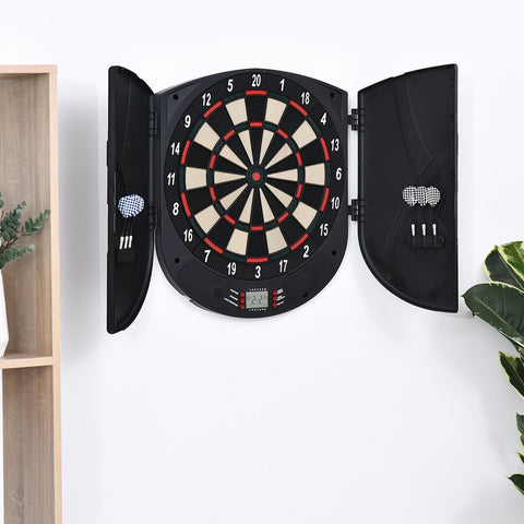 Rootz Electronic Dart Set - Black, Orange - Pp, Ps - 18.3cm x 1.73cm x 19.88cm