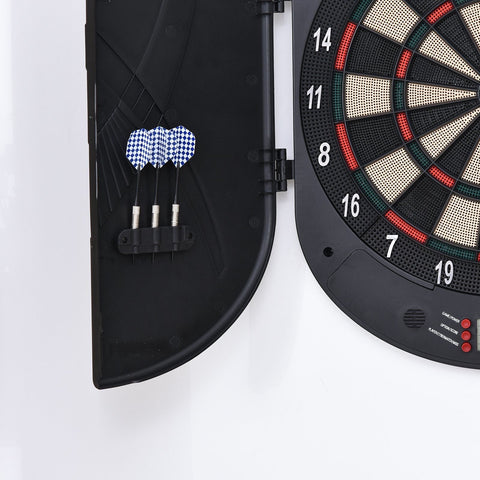 Rootz Electronic Dart Set - Black, Orange - Pp, Ps - 18.3cm x 1.73cm x 19.88cm