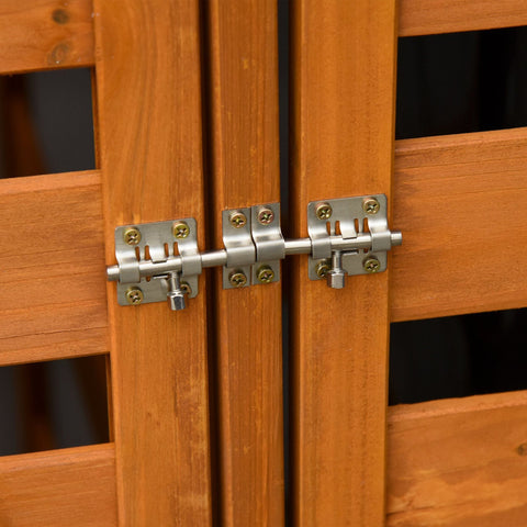 Rootz Vuilnisbak - Oranje - Spar Hout - 51,57 cm x 33,46 cm x 49,21 cm