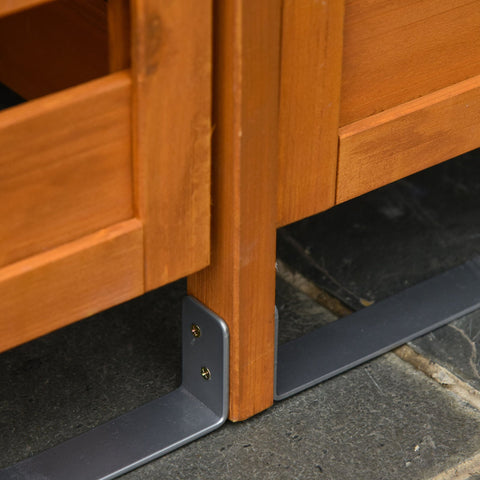 Rootz Vuilnisbak - Oranje - Spar Hout - 51,57 cm x 33,46 cm x 49,21 cm