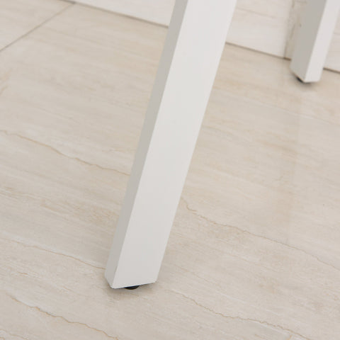 Rootz Schreibtisch – Computertisch – Bürotisch – Schublade – 20 L x 60 B x 76 H cm – MDF – Stahl – Weiß