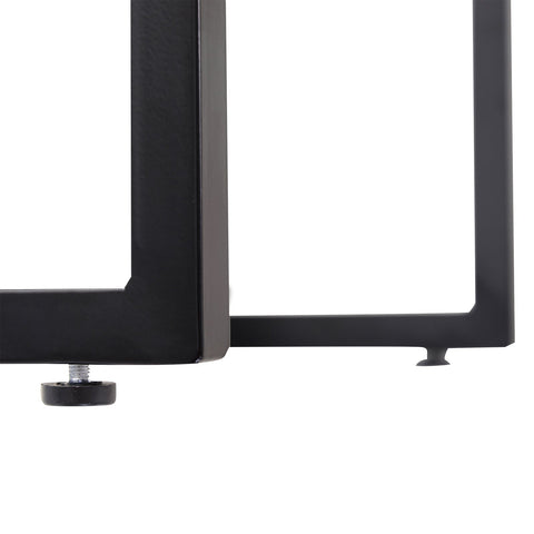 Rootz Salontafels - Set Van 3 - Nesttafel - Bijzettafel - Tafelset - Industrieel - Naturel - Zwart - MDF - Metaal