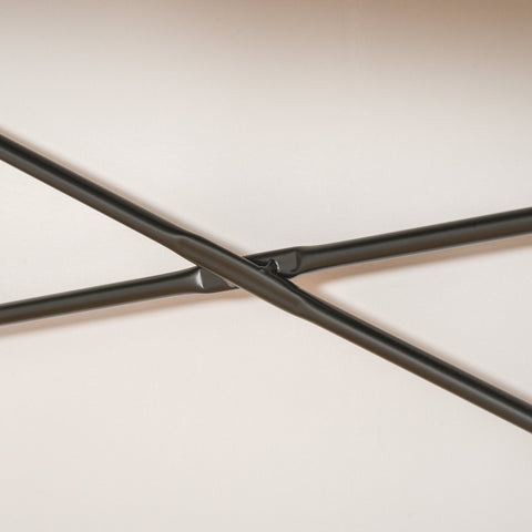 Rootz Schreibtisch – Schreibtisch – Computertisch – klappbar – Bürotisch – Industrie – verarbeitetes Holz – Stahl – Braun – Schwarz