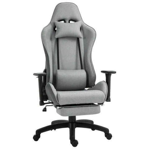 Rootz Office Chair - Computer Chair - Swivel Chair - Desk Chair - Gray - 73x57x127-135 cm