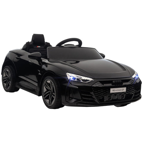 Rootz Kindervoertuig - Kinderauto - Elektrische Auto - Audi Licensed - Met Veiligheidsgordel - Afstandsbediening - PP/Metaal - Zwart - 103 x 58 x 41 cm
