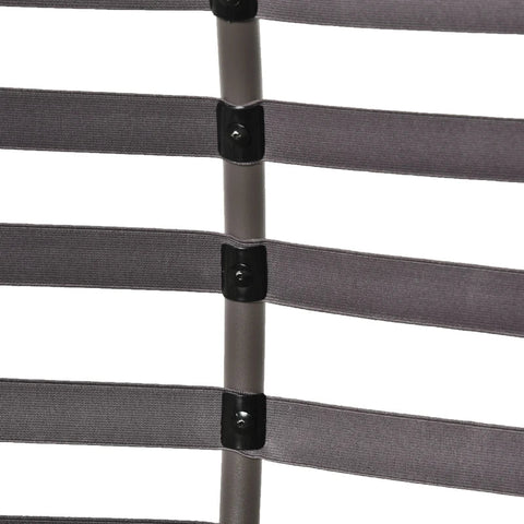 Rootz Egg Chair - Garden Chair - Papasan Chair - With Soft Cushion -  Steel Frame And Side Pocket - Brown - 118 x 75 x 139 cm