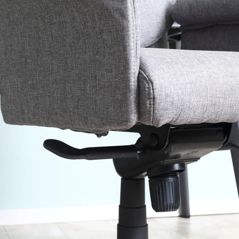 Rootz Bürostuhl - Ergonomischer Drehstuhl - Höhenverstellbar - Hellgrau - 68 x 72 x 120-126 cm