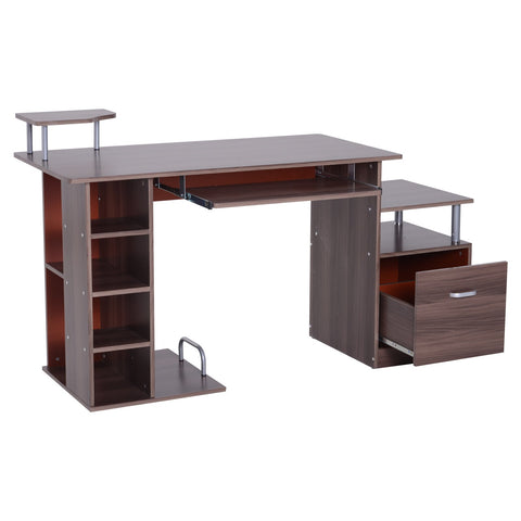 Rootz Desk - Computer table - Office table - Work table - Storage space -Extendable - Drawer block - Elevation -