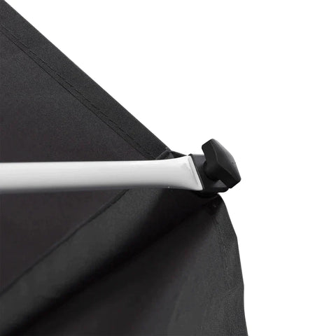 Rootz Luifel - Knikarmluifel - Klemluifel - Zonwering - Opklapbare Arm Handslinger - Balkon - Grijs - 200 X 150 Cm