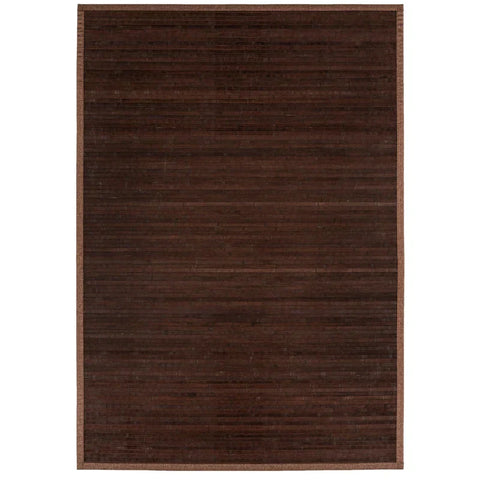 Rootz Carpet - Bamboo Rug - Indoor And Outdoor - Home - Living Room - Brown - 190 x 133 x 0.7 cm
