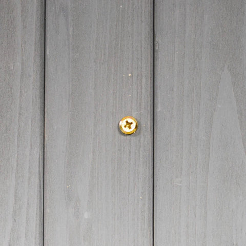 Rootz Garden Cabinet - Wooden Garden Cabinet - Tool Shed - Garden Shed - Tool Cabinet - Wooden Hut - Gable Roof - Grey - 77.5 x 54.2 x 179.5 cm