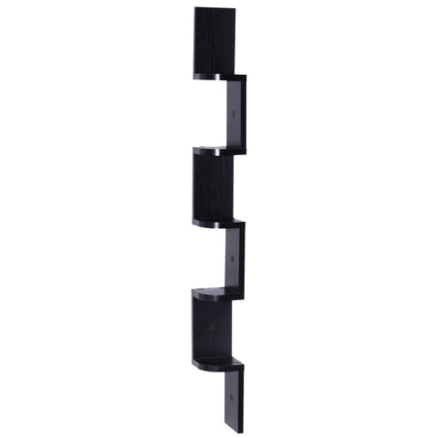 Rootz Bookcase - Wall Shelf - MDF - Hanging Shelf - Black