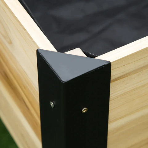 Rootz Verhoogd Bed - Verhoogd Tuinbed - Plantenbak - Tuinbed - 80cm x 60cm x 74cm