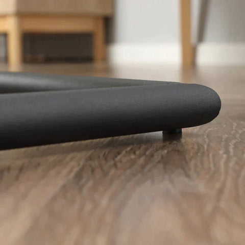 Rootz Set Of 2 Dining Chairs - Modern Design - Cantilever - Velor Look - Brown - 42 cm x 64 cm x 90 cm