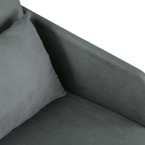 Rootz Sofa Bed - Armchair Bed - Washable Cover - Single Floor Chair - Soft Armchair - Soft - Grey - 70 x 76 x 77 cm