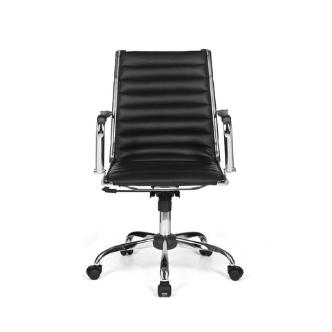 Rootz Office chair - Executive chair - Ergonomic swivel chair - Office chairs - Black - Artificial leather