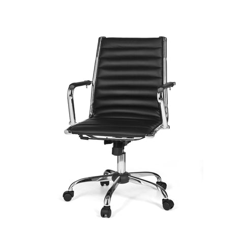 Rootz Office chair - Executive chair - Ergonomic swivel chair - Office chairs - Black - Artificial leather