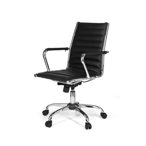 Rootz Office chair - Executive chair - Ergonomic swivel chair - Office chairs - Black - Artificial leather