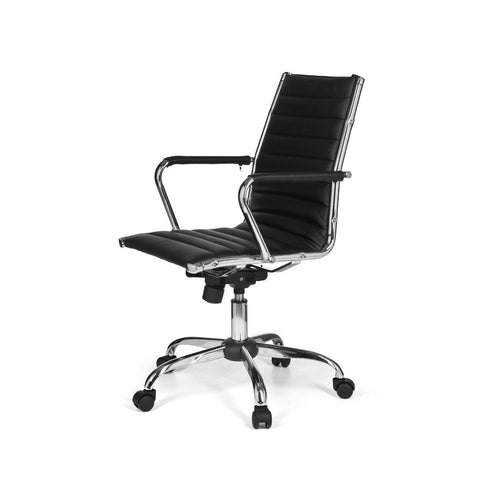 Rootz Office chair - Executive chair - Ergonomic swivel chair - Office chairs - Black - Artificial leather