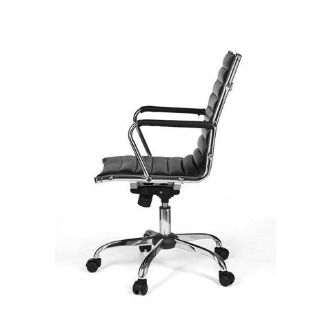 Rootz Office chair - Executive chair - Ergonomic swivel chair - Office chairs - Black - Artificial leather