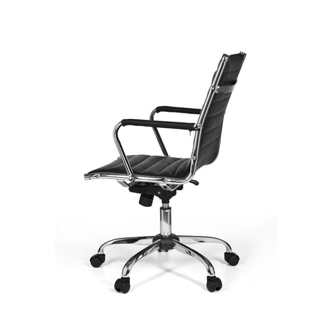 Rootz Office chair - Executive chair - Ergonomic swivel chair - Office chairs - Black - Artificial leather