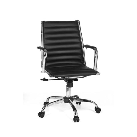 Rootz Office chair - Executive chair - Ergonomic swivel chair - Office chairs - Black - Artificial leather