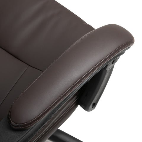 Rootz Bureaustoel - Gamestoel - Directiestoel - Gestoffeerd - Bruin - Ergonomisch - Verstelbaar
