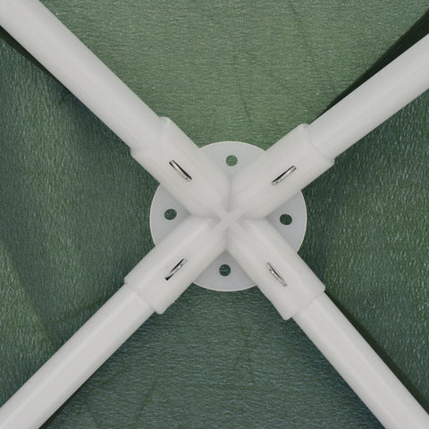 Rootz Garden Pavilion - Party Tent - With Mosquito Net - Polyester - Green - 300 x 300 x 245 cm