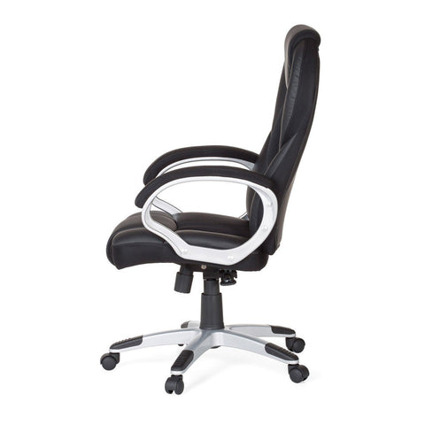 Rootz Caton Office chair - Executive chair - Swivel chair - Ergonomic office chair - Adjustable - Black