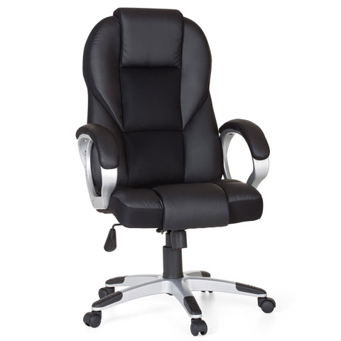 Rootz Caton Office chair - Executive chair - Swivel chair - Ergonomic office chair - Adjustable - Black