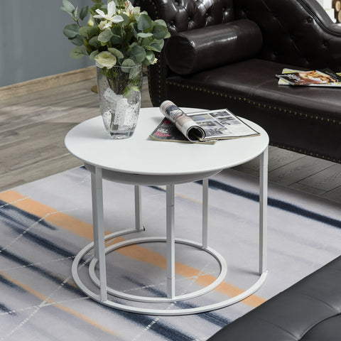 Rootz Side table - Coffee table - Bed table - Set of 2 - Metal