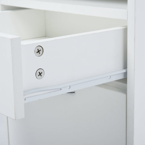 Rootz Aktenschrank – Schubladeneinheit – Metall – Büroschrank – Rollcontainer – Weiß