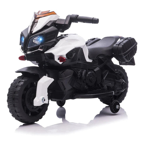 Rootz Children's Motorcycle - Children's Electric Vehicle - Electric Motorcycle - Black/White